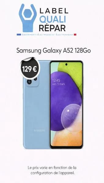 Samsung Galaxy A52 128Go Reconditionné