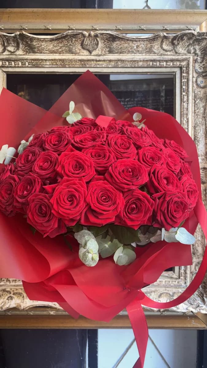 Bouquet de roses rouges